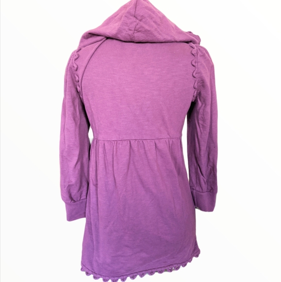 ANTHROPOLOGIE LILKA cotton babydoll hoodie - Picture 3 of 6